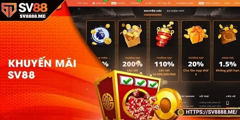 Tổng quan về khuyến mãi nạp tiền tại Sv88