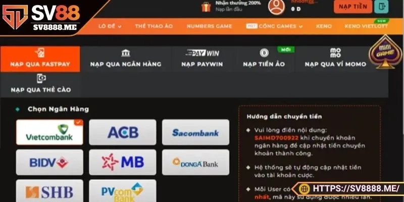 Chi tiết cách lên vốn cho cược thủ